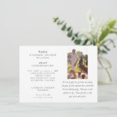 Golf Photo Celebration of LIfe Einladung (Stehend Vorderseite)