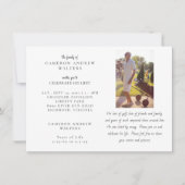 Golf Photo Celebration of LIfe Einladung (Vorderseite)