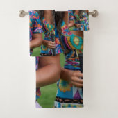 Golf Photo Customize Personalize Badhandtuch Set (Insitu)