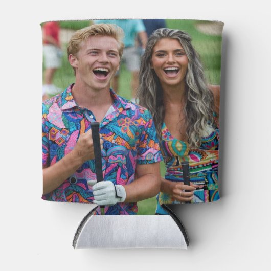 Golf Photo Customize Personalize Dosenkühler (Vorderseite)