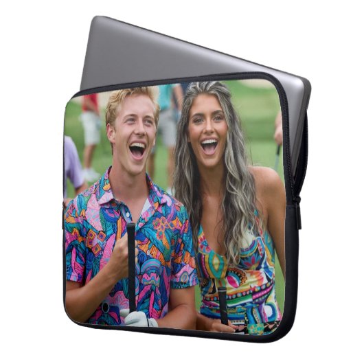 Golf Photo Customize Personalize Laptopschutzhülle (Vorderseite Links)