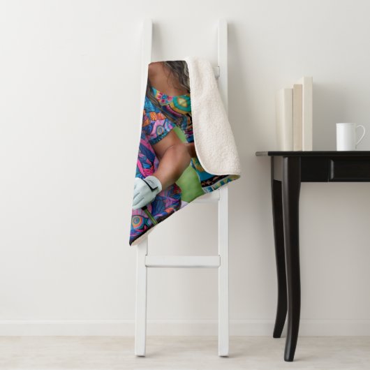 Golf Photo Customize Personalize Sherpadecke (Beispiel)