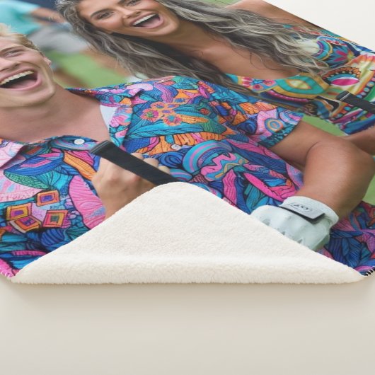 Golf Photo Customize Personalize Sherpadecke (3/4)