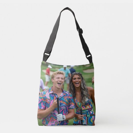Golf Photo Customize Personalize Tragetaschen Mit Langen Trägern (Vorderseite)