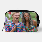 Golf Photo Customize Personalize Waschbeutel (Rückseite)