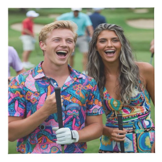 Golf Photo Customize Personalize Würfel (Vorderseite)