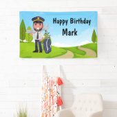 Golf Pilot Geburtstagsparty Banner (Insitu)