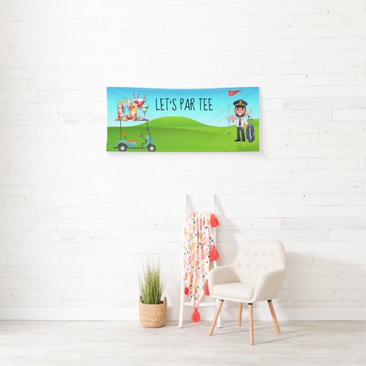 Golf Pilot Lass Par Tee Banner (Insitu)