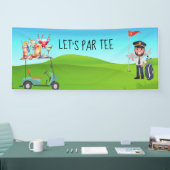 Golf Pilot Lass Par Tee Banner (Messe)