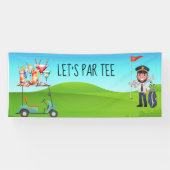 Golf Pilot Lass Par Tee Banner (Horizontal)