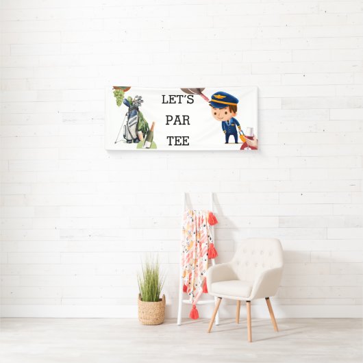 Golf Pilot Par T-Shirt Banner (Insitu)