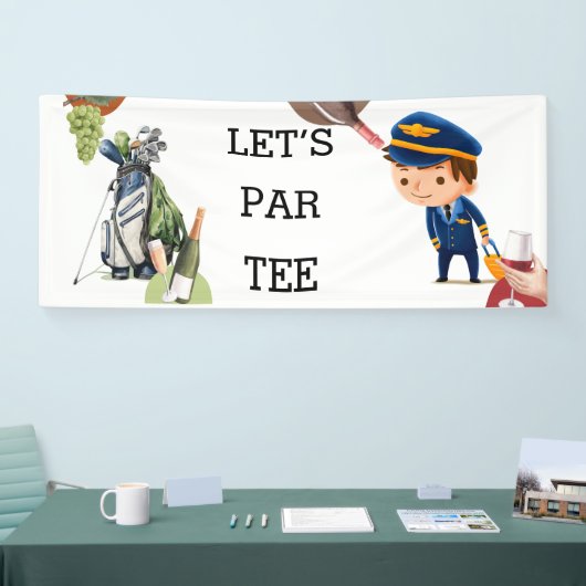 Golf Pilot Par T-Shirt Banner (Messe)