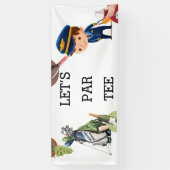 Golf Pilot Par T-Shirt Banner (Vertikal)