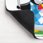 Golf-Pinguin Mousepad (Ecke)