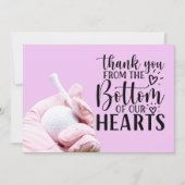 Golf Pink Fairways: Dankeschön Card für die Lady Dankeskarte (Vorderseite)