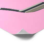 Golf Pink Poster (Ecke)