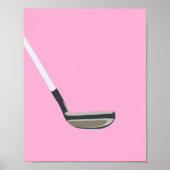 Golf Pink Poster (Vorne)