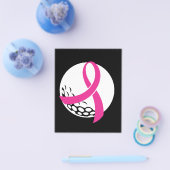 Golf Pink Ribbon Brustkrebs Bewusstsein Flyer (Einzeln)