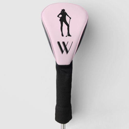 Golf Pink Sport Monogram Headcover (Vorderseite)