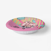 Golf Pink Thema für Frauen Golfer Party Pappteller (Gewinkelt)