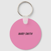 Golf Pink Thema für Frauen Golfer Party Schlüsselanhänger (Rückseite)