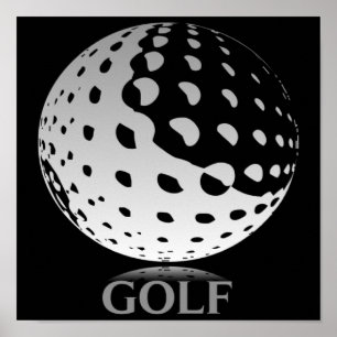 Golf-Plakat Poster