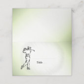 Golf-Platzkarten Platzkarte (Außenseite Aufgefaltet)