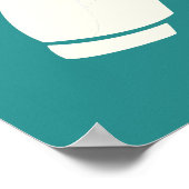 GOLF PLAYER, benutzerdefiniertes Poster (Ecke)