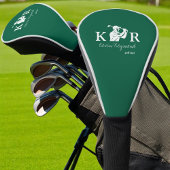 Golf Player Classic Monogram Golfer Jägergrün Headcover