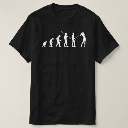 Golf Player Evolution ・ Funny Golfer Meme Bv T-Shirt (Design vorne)