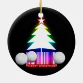 Golf Player Foto | Golfmeister 20XX Keramik Ornament (Hinten)