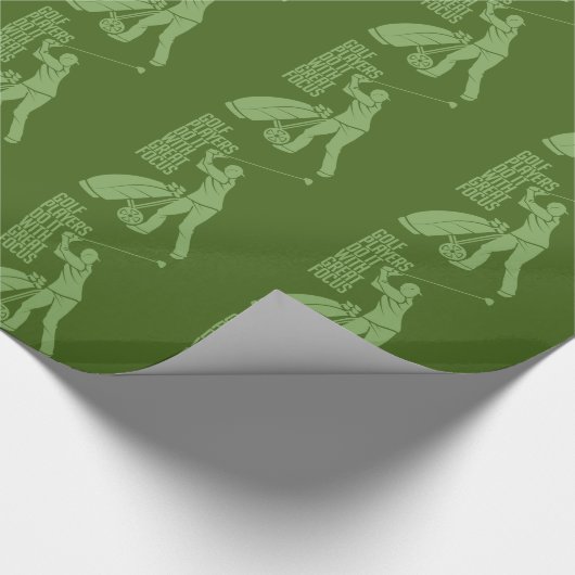 GOLF PLAYER - kundenspezifisches Packpapier (Ecke)