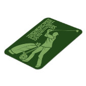 GOLF PLAYER-Magnet Magnet (Linke Seite)