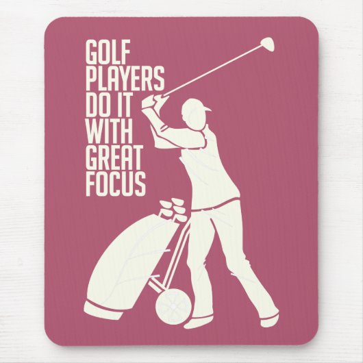 GOLF PLAYER-Mousepad Mousepad (Vorne)