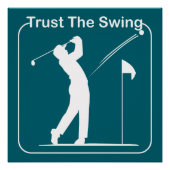 golf player poster (Vorderseite)