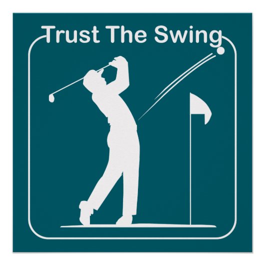 golf player poster (Vorderseite)