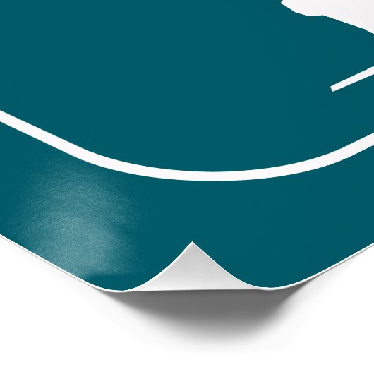 golf player poster (Ecke)