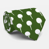 Golf Player T-Shirt Green Krawatte (Gerollt)