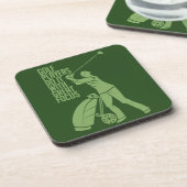GOLF PLAYER-Untersetzer Untersetzer (Linke Seite)