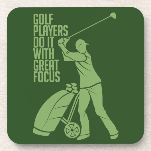 GOLF PLAYER-Untersetzer Untersetzer (Vorderseite)