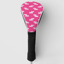 Golf Playing Dackel Mama Rosa Golf Headcover