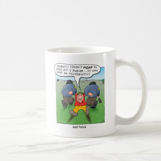 Golf-Polizei Kaffeetasse (Rechts)
