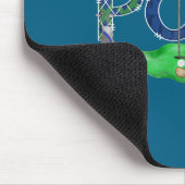 Golf Pops Hole One 1. Kunstwerk Mousepad (Ecke)