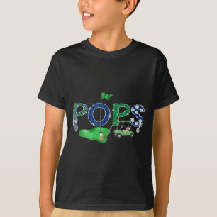 Golf pops Loch in einem Golf 1. Geburtstag Jungen- T-Shirt