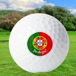 Golf Portugal & Portugiesische Flagge / Golf Ball