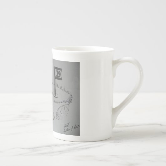 GOLF PORZELLANTASSE (Rechts)