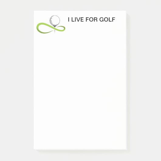 Golf Post - Anmerkungen Post-it Klebezettel (Vorderseite)