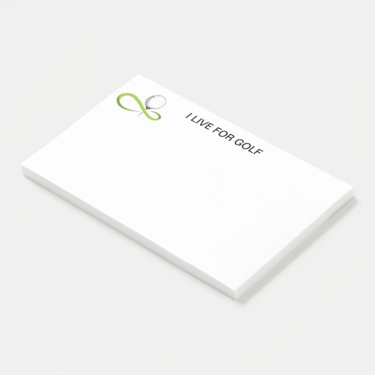 Golf Post - Anmerkungen Post-it Klebezettel (angewinkelt)