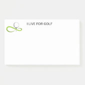 Golf Post - Anmerkungen Post-it Klebezettel (Vorderseite)