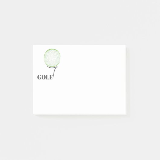 Golf Post-it-Notes Post-it Klebezettel (Vorderseite)